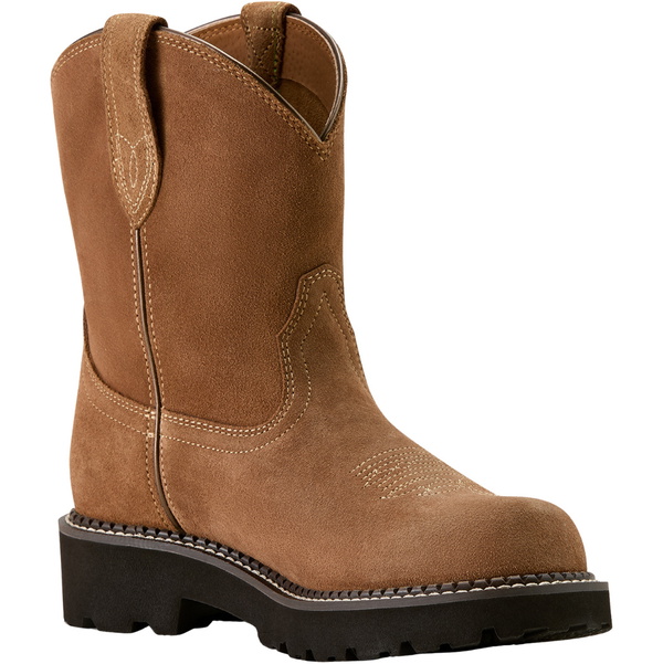 2025 Ariat Womens Fatbaby Slouch Western Boot 10063871 - Crushed Peanut